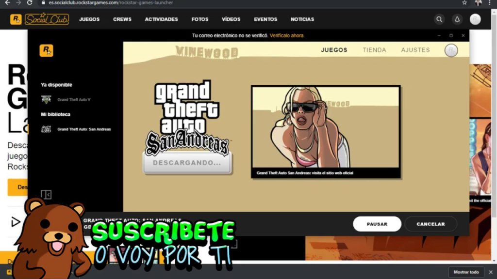 Download grátis do GTA San Andreas no Mediafire – Com Rockstar Games